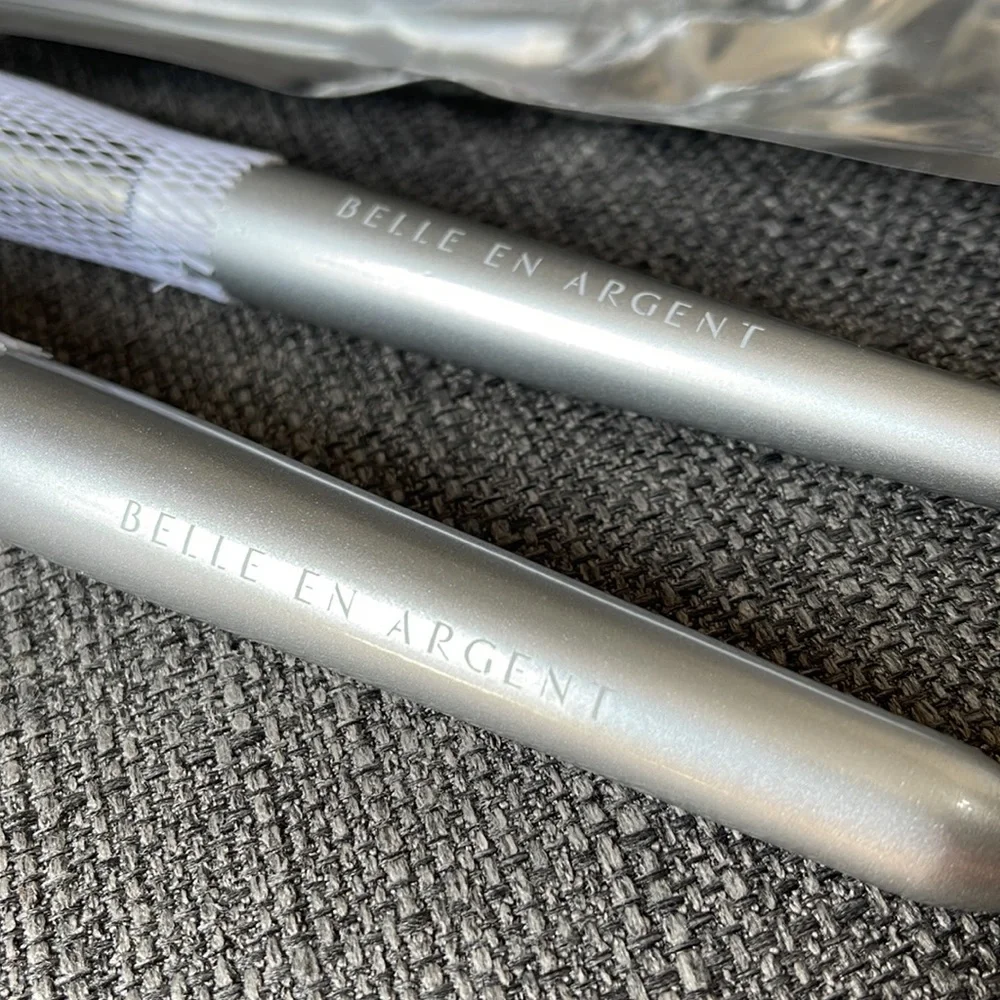 Belle En Argent - Bronze & Buff Makeup Brush Duo